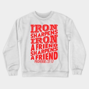 Proverbs 27:17 Crewneck Sweatshirt